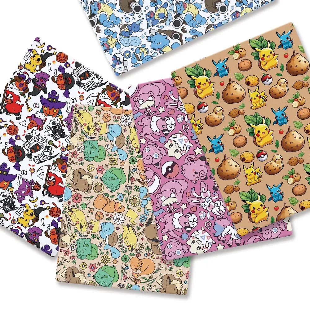 Baby Products 1 Year - Pokemon Cartoon Fabric140*50cm Handmade Sewing Patchwork