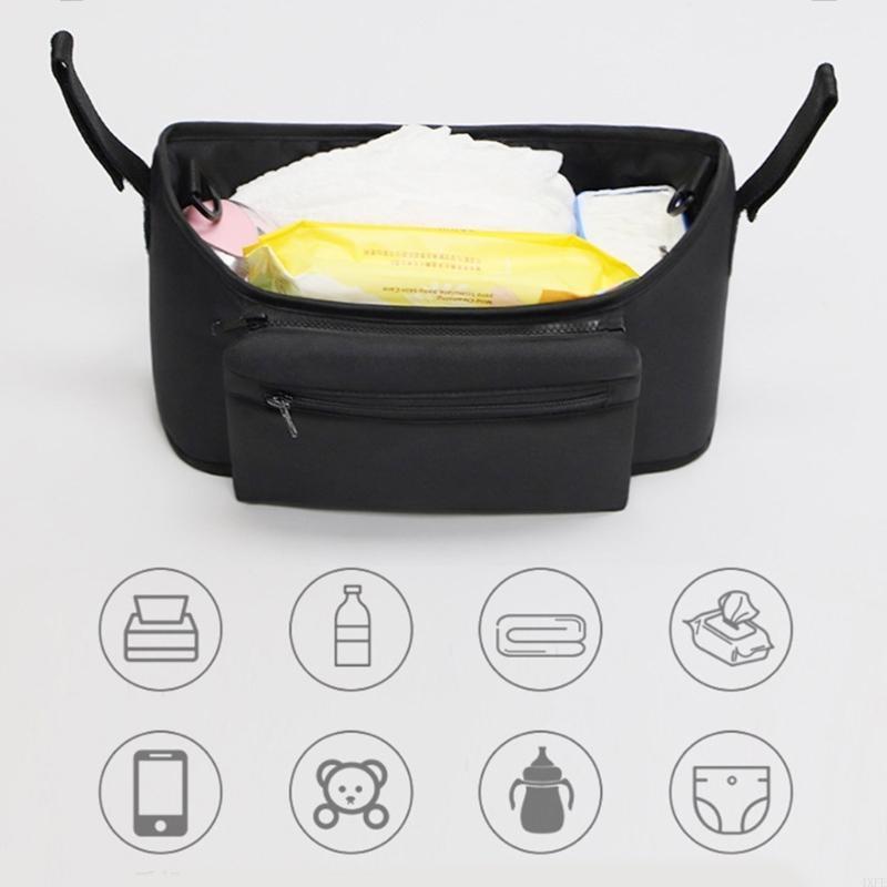 Large Capacity Pram Bag Stroll - Baby Products Organiser ulasan dan harga