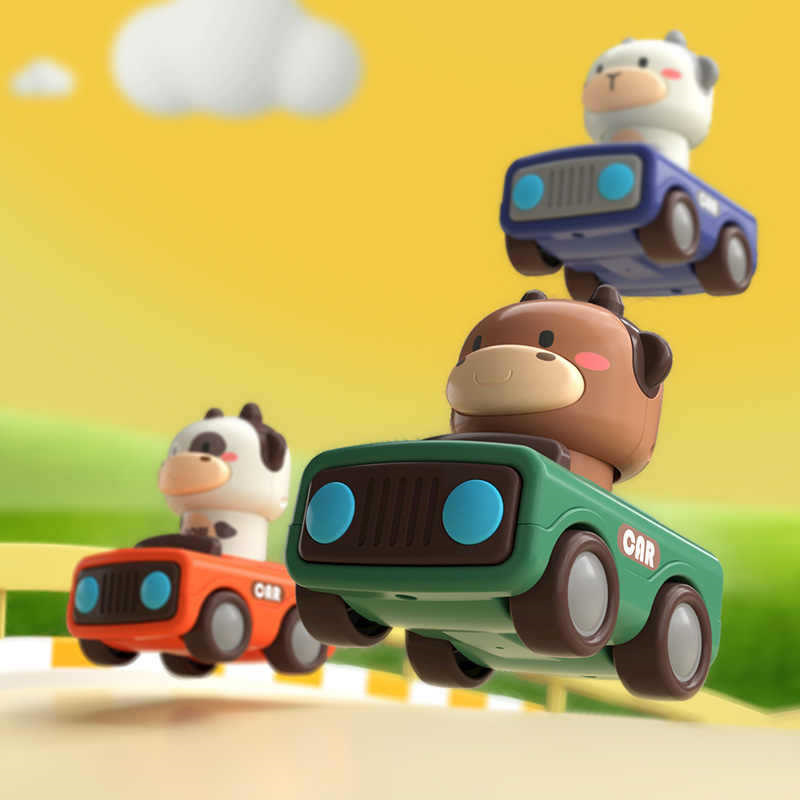 Animal Push and Go Car Toy, Du - Baby Products 1 Year ulasan dan harga