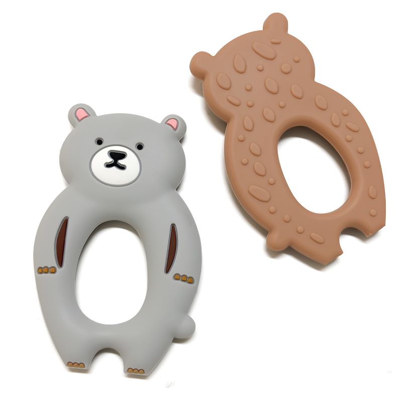 1pcs Silicone Bear Teether Rod - Baby Products Expo ulasan dan harga