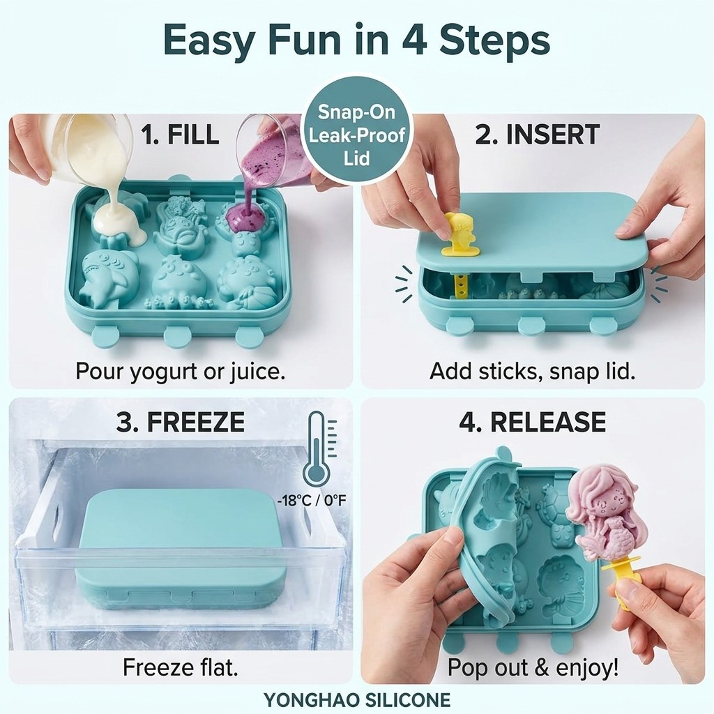 6-Cavity Mermaid Sea Creatures - Baby Products Cream ulasan dan harga