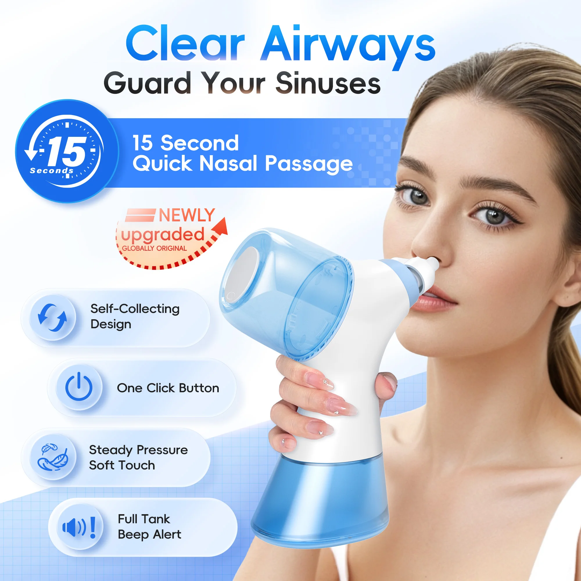 Nasal Irrigation System Sinus  - Nasal Aspirator ulasan dan harga