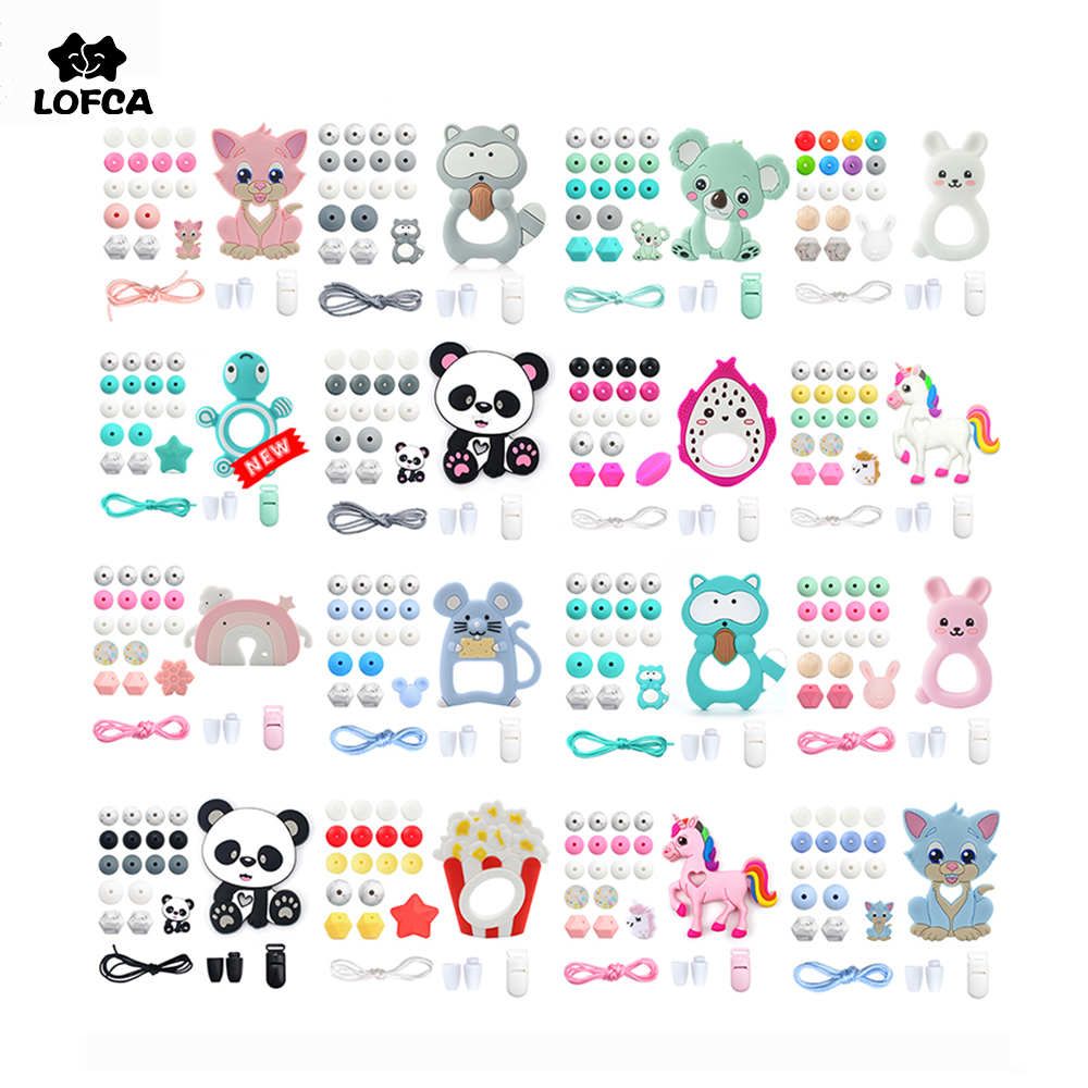 1PC Raccoon Silicone Teether T - Baby Products Expo ulasan dan harga