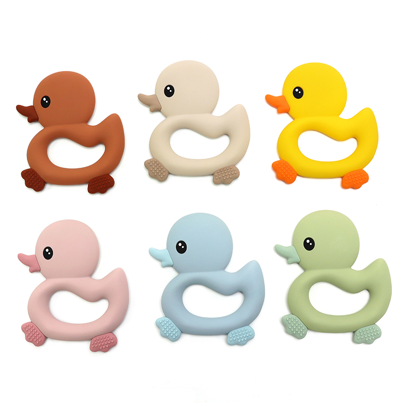 2026 Baby Duck Shape Teether c - Baby Products Expo ulasan dan harga